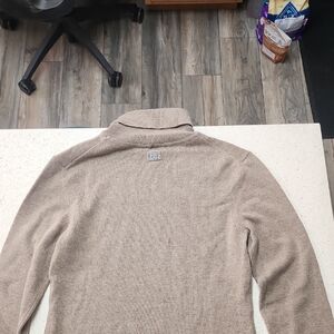 New With Tag Escada Beige Turtleneck 100% Cashmere Sweater